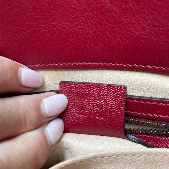 Gucci red Arli crossbody bag - Picture 3 of 5